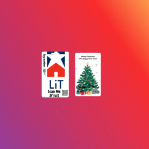 Christmas Tag - White